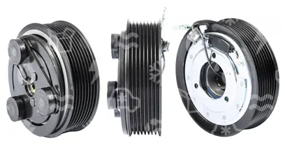 spojka pro kompresor ZEXEL TM13 / TM15, poly V8, 12V, 119 mm